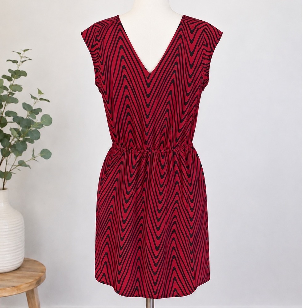 Vintage Bebop Womens Y2K Rockabilly Abstract Dress Size Medium Whimsical